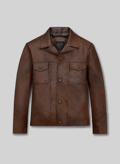 Leonardo DiCaprio Once Upon a Time in Hollywood Leather Jacket