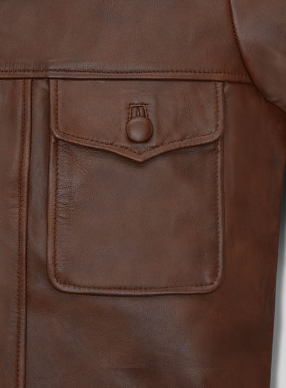 Leonardo DiCaprio Once Upon a Time in Hollywood Leather Jacket