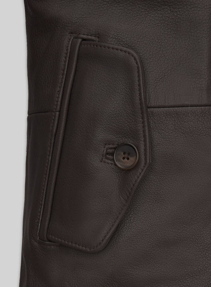 Liam Neeson Taken 2 Leather Trench Coat