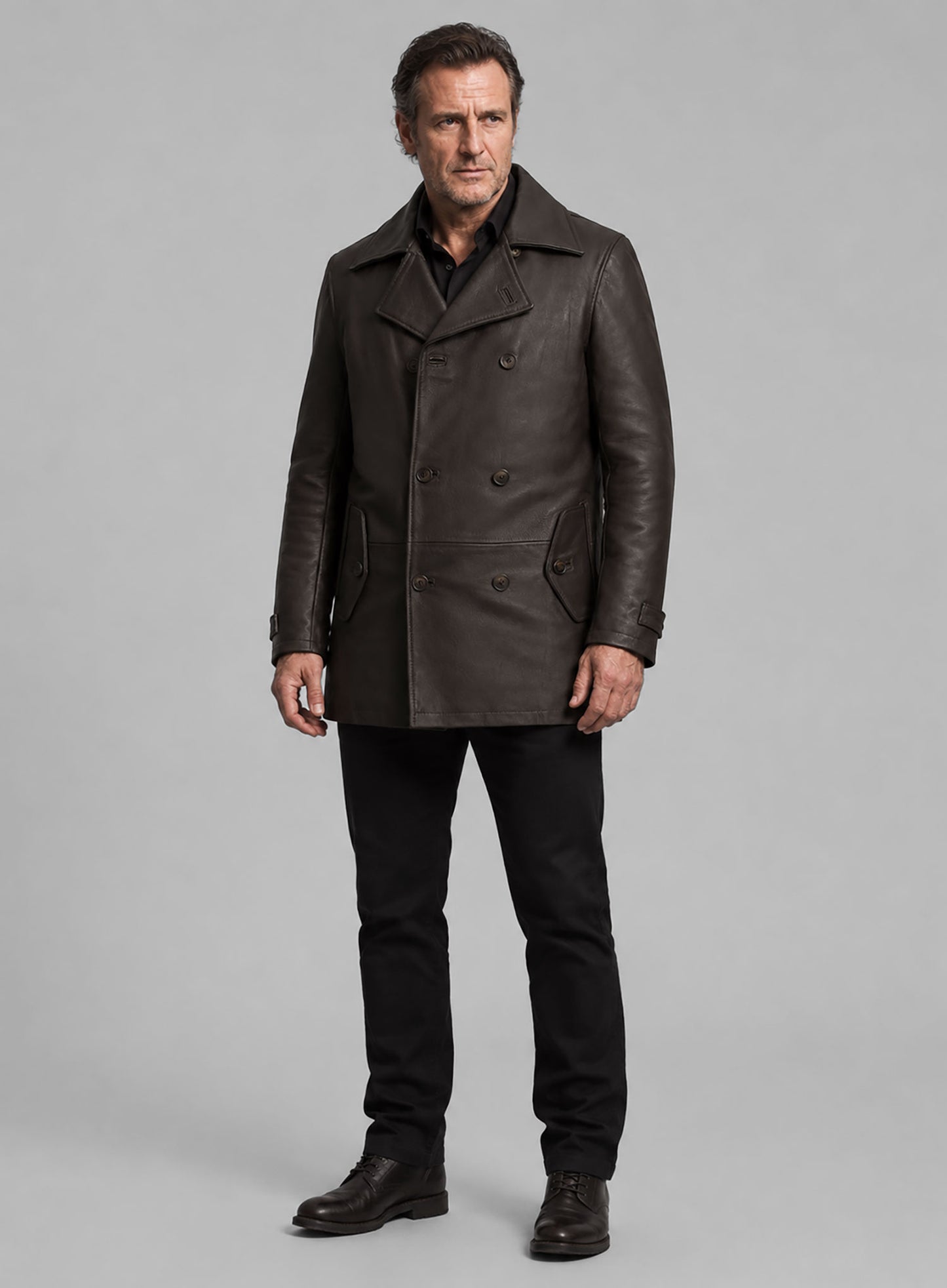 Liam Neeson Taken 2 Leather Trench Coat
