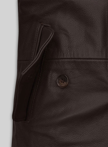 Liam Neeson Taken 2 Leather Trench Coat