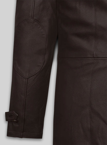Liam Neeson Taken 2 Leather Trench Coat