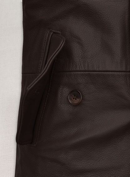 Liam Neeson Taken 2 Leather Trench Coat - LeatherCult