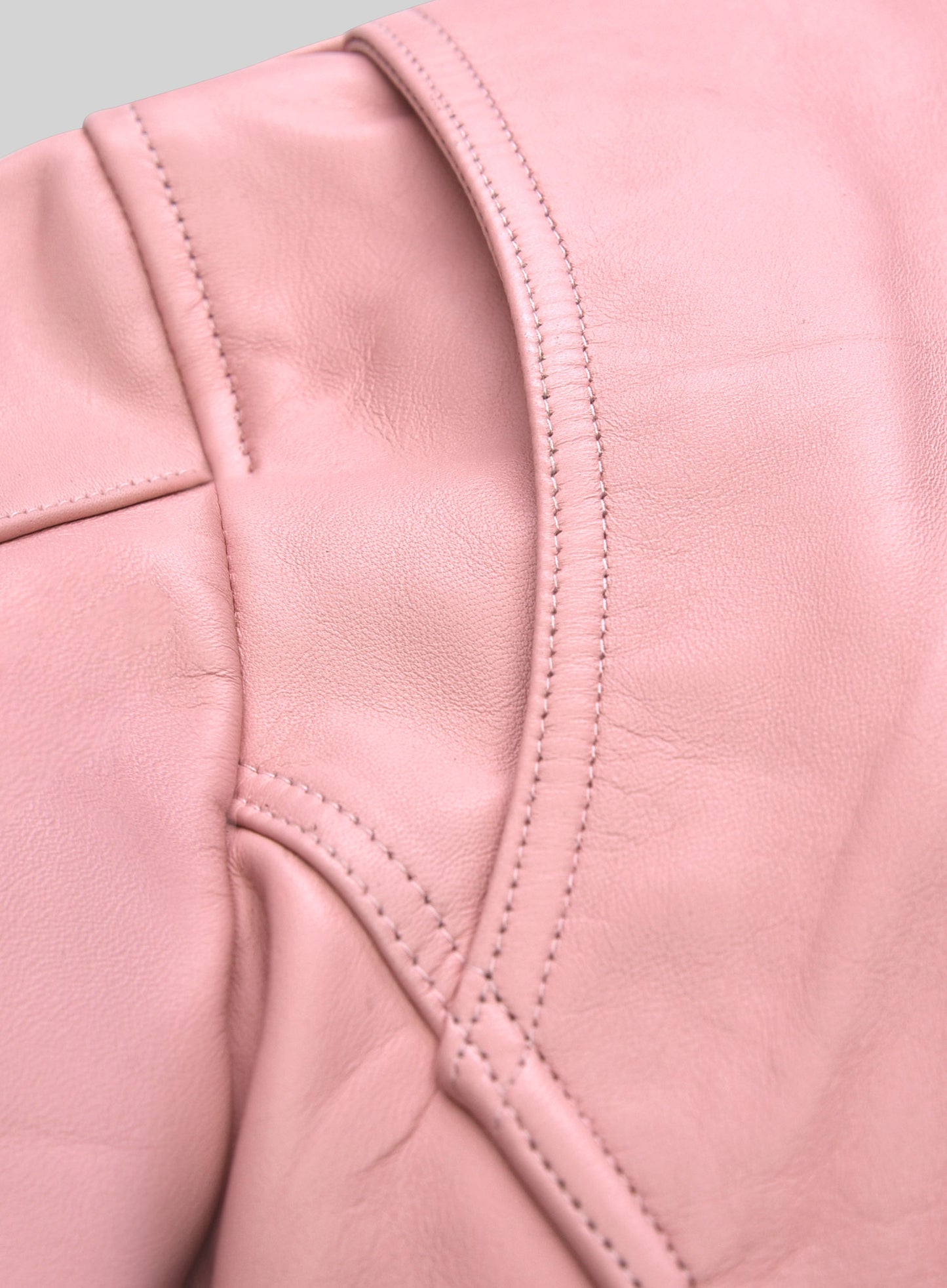 Light Pink Jessica Alba Leather Jacket