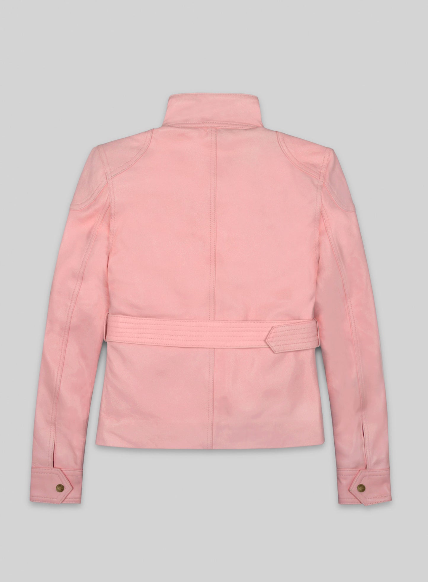 Light Pink Leather Jacket # 286