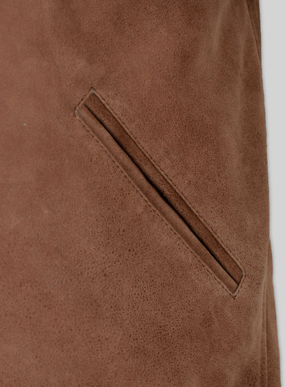 Light Vintage Tan Hide Albert Einstein Leather Jacket
