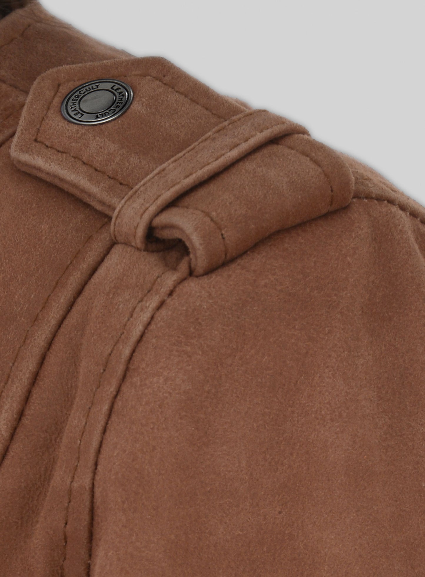 Light Vintage Tan Hide Leather Jacket # 220