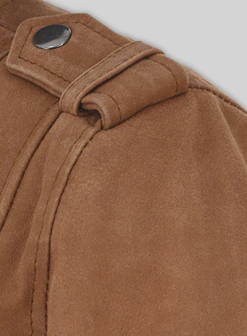 Light Vintage Tan Hide Leather Jacket # 220