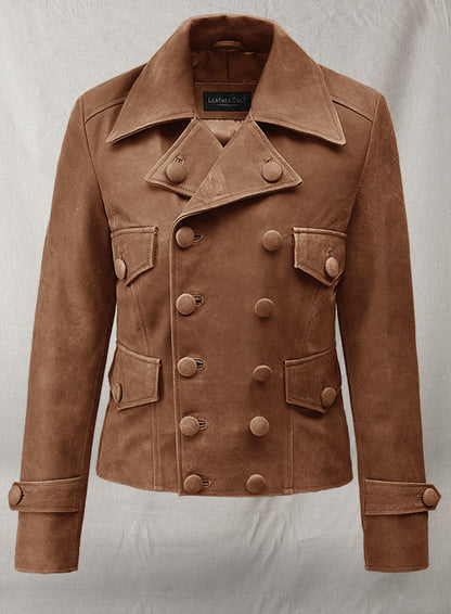Light Vintage Tan Hide Leather Jacket Style # 298 - LeatherCult