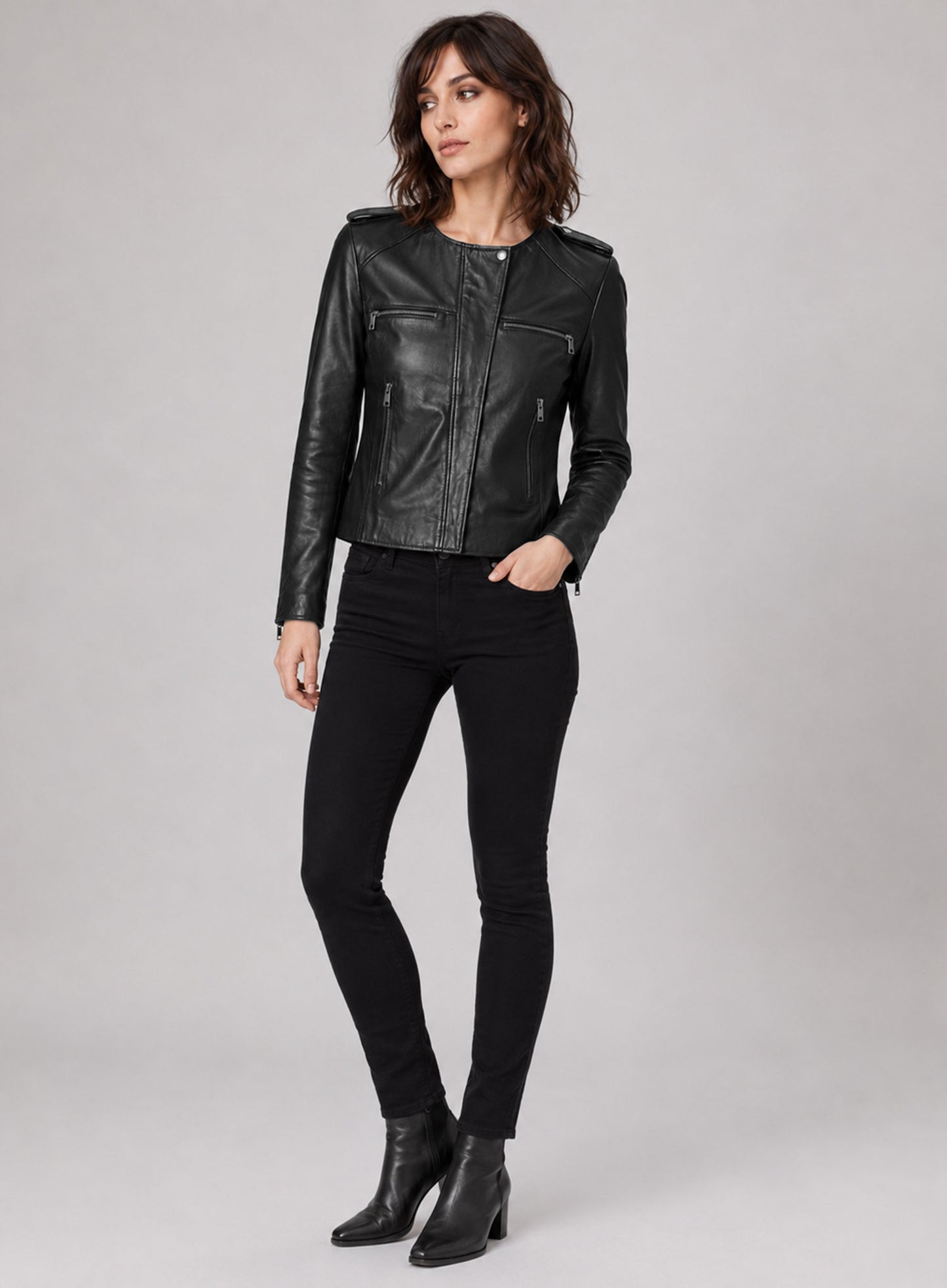 Lizzy Caplan Now You See Me 2 Leather Jacket