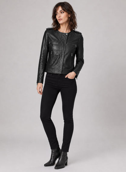 Lizzy Caplan Now You See Me 2 Leather Jacket