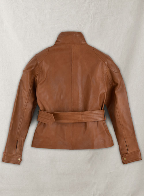 Log Cabin Brown Wax Leather Jacket #286 - LeatherCult