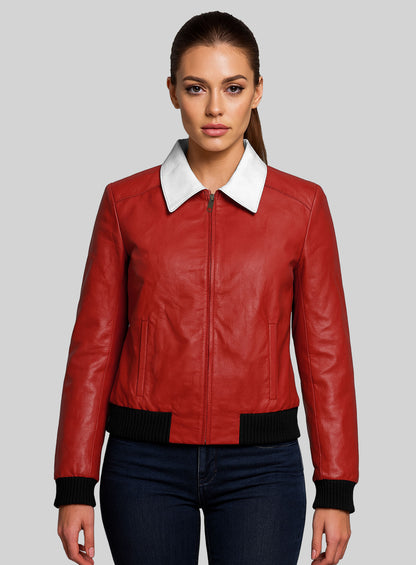 Leather Jacket # 244