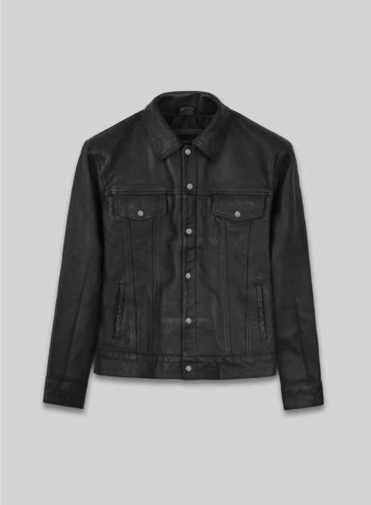 Leather Trucker Jacket