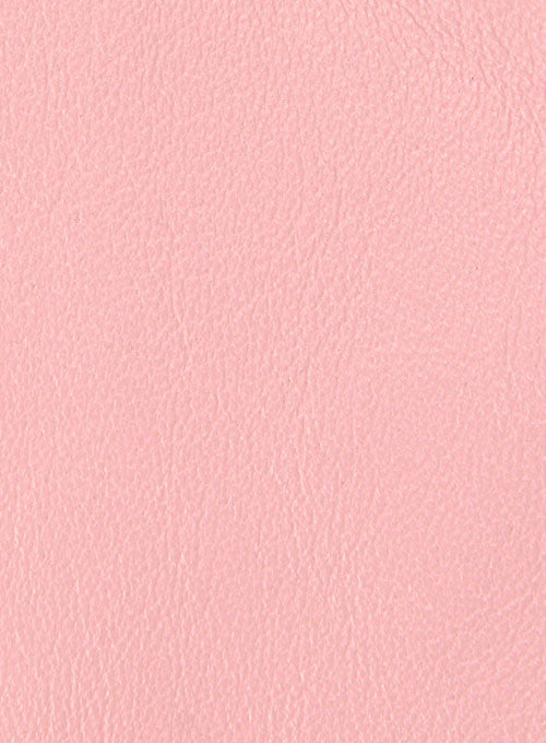 Light Pink Leather Jacket # 286 - LeatherCult