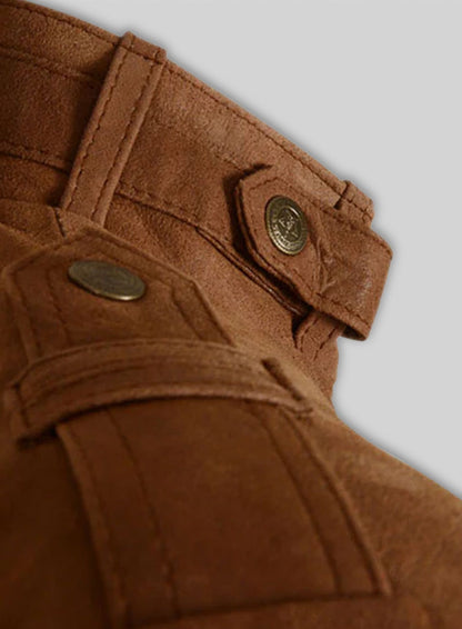 Light Tan Hide Leather Jacket # 602