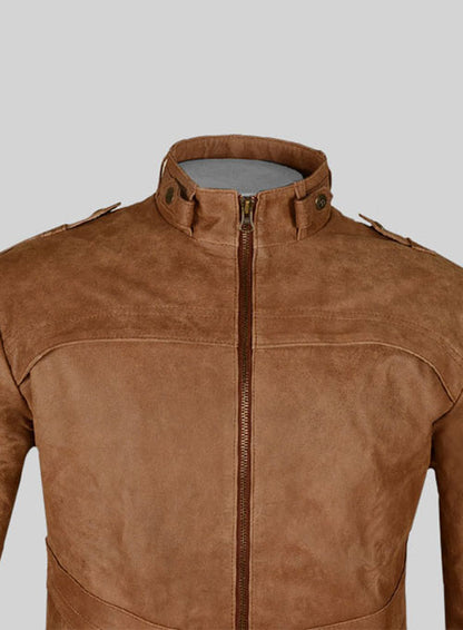Light Tan Hide Leather Jacket # 602 - LeatherCult