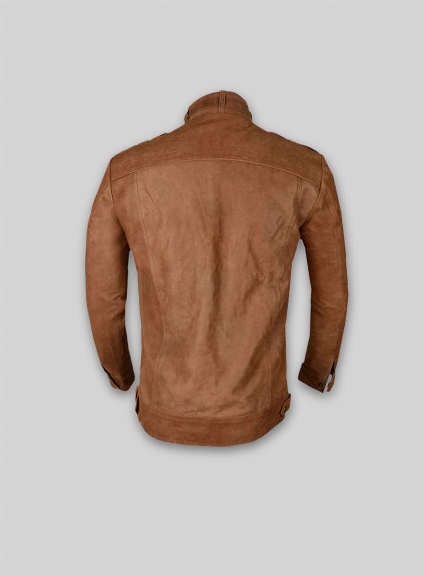 Light Tan Hide Leather Jacket # 602