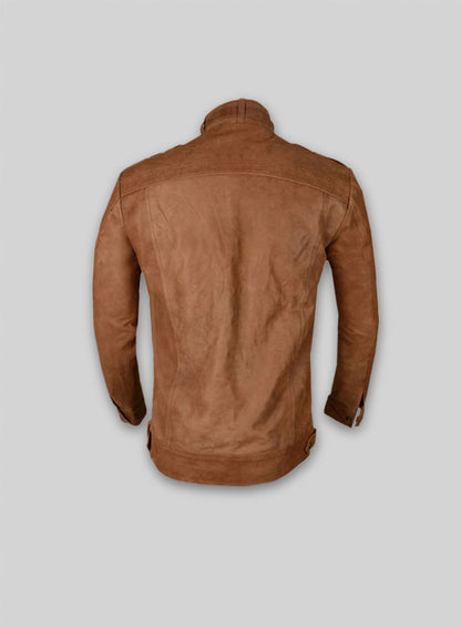 Light Tan Hide Leather Jacket # 602