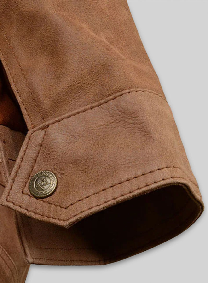Light Tan Hide Leather Jacket # 602