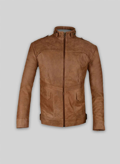 Light Tan Hide Leather Jacket # 602