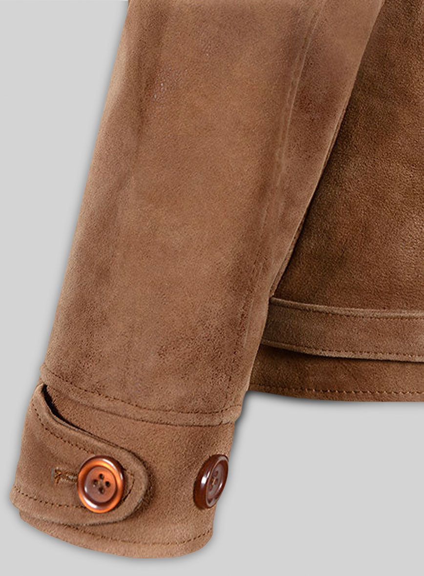 Light Vintage Tan Hide Albert Einstein Leather Jacket