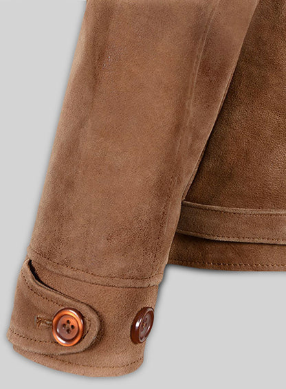 Light Vintage Tan Hide Albert Einstein Leather Jacket
