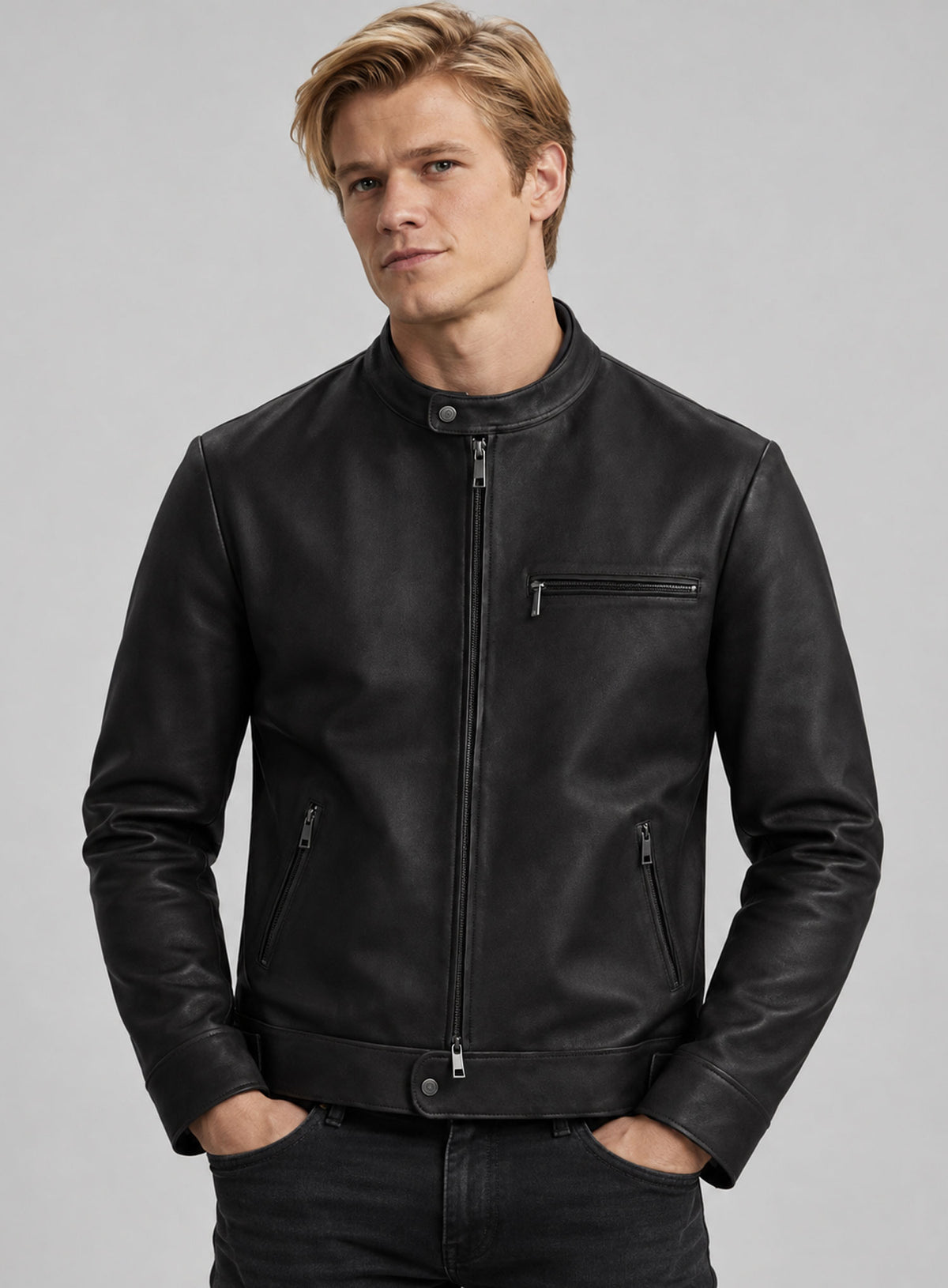 Lucas Till MacGyver Leather Jacket