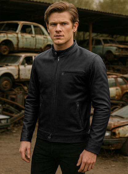Lucas Till MacGyver Leather Jacket