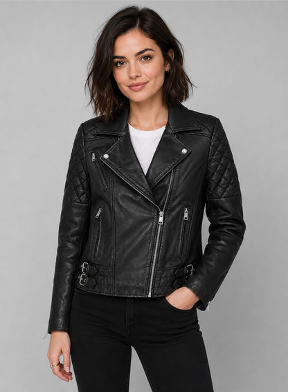 Lucy Hale Leather Jacket #2
