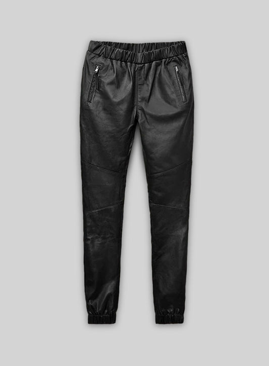 Lushfit Leather Joggers