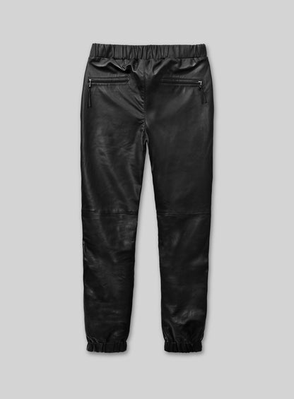 Lushfit Leather Joggers