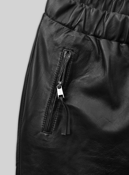 Lushfit Leather Joggers