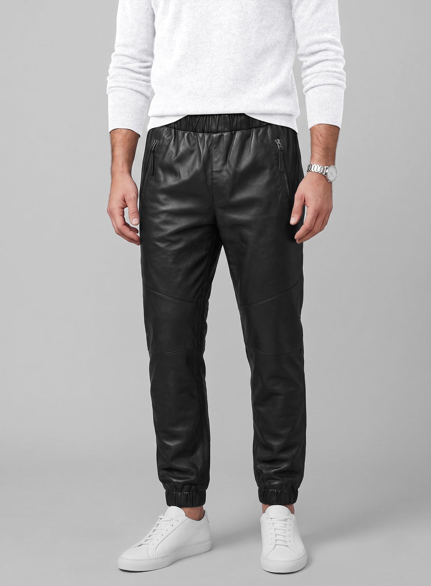 Lushfit Leather Joggers