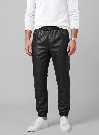 Lushfit Leather Joggers
