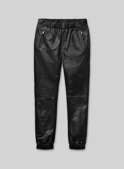 Lushfit Leather Joggers