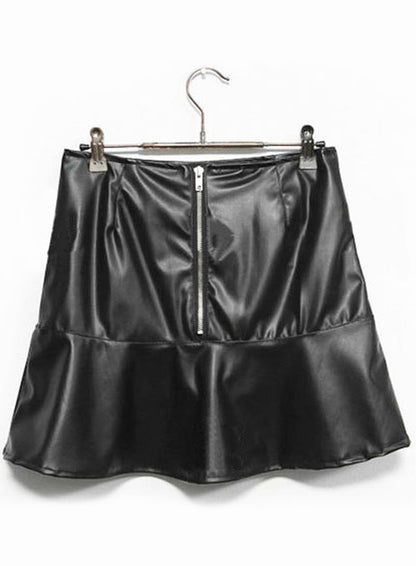 Luster Leather Skirt - # 166 - LeatherCult