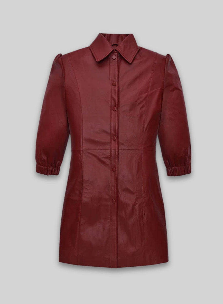 Margot Robbie Leather Dress LeatherCult Margot Robbie Leather Dress LeatherCult
