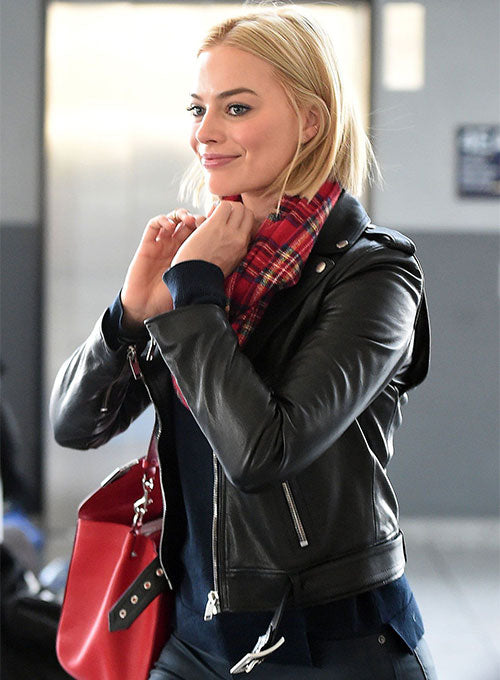 Margot Robbie Leather Jacket #2 - LeatherCult