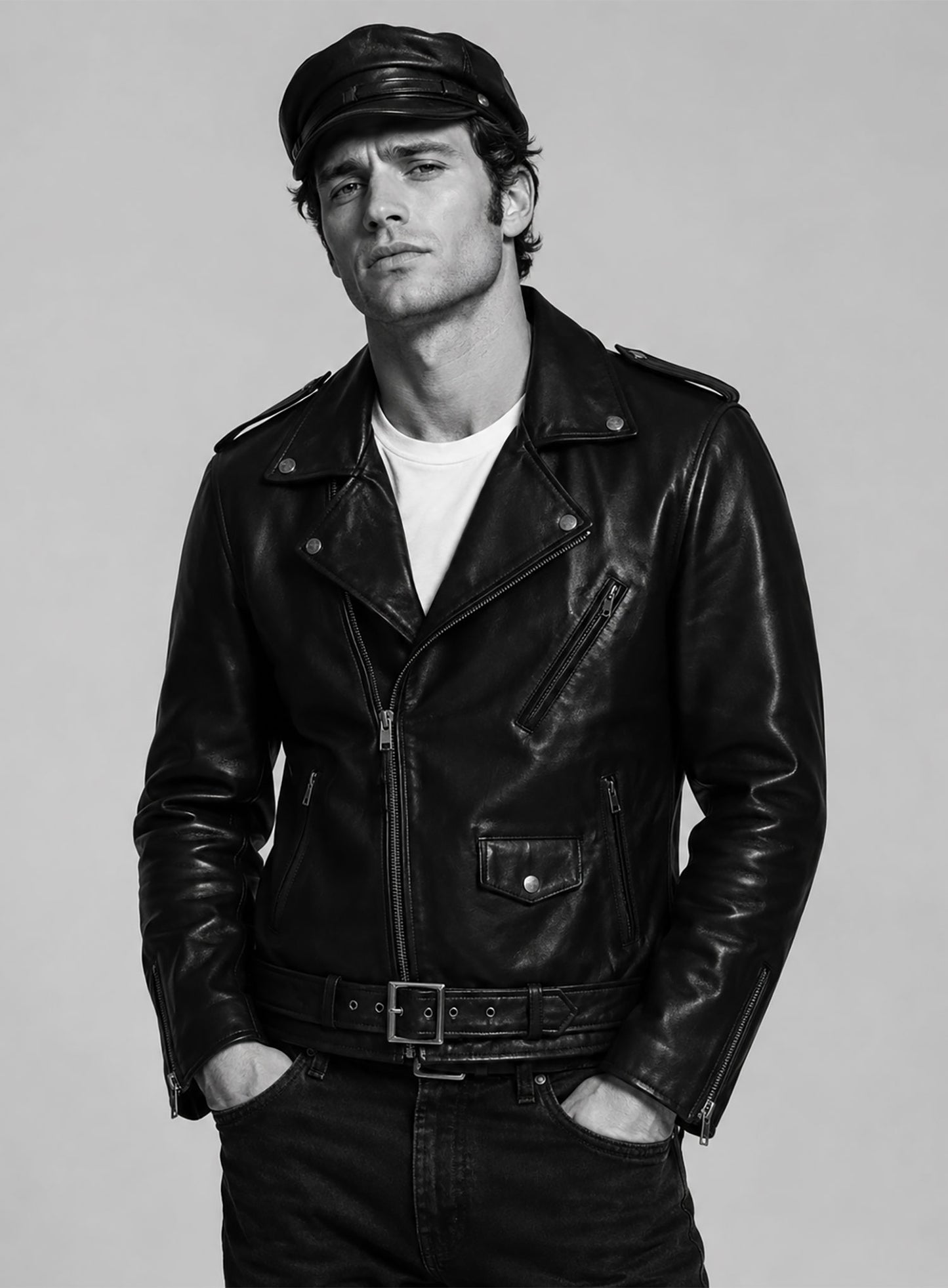 Marlon Brando The Wild One Leather Jacket
