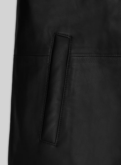 Martin Lawrence Leather Trench Coat