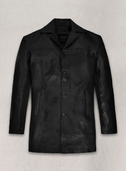 Martin Lawrence Leather Trench Coat - LeatherCult