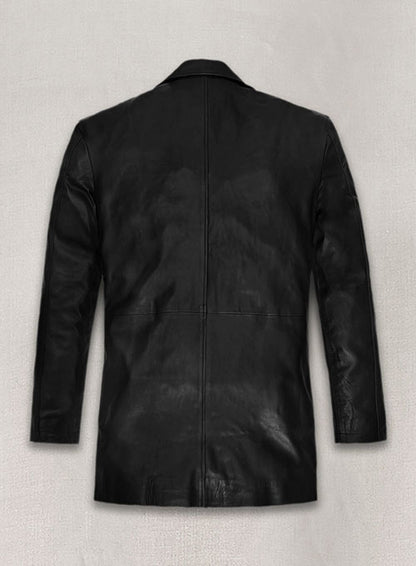 Martin Lawrence Leather Trench Coat - LeatherCult