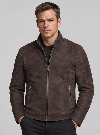 Matt Damon Jason Bourne Leather Jacket