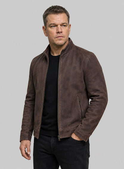 Matt Damon Jason Bourne Leather Jacket