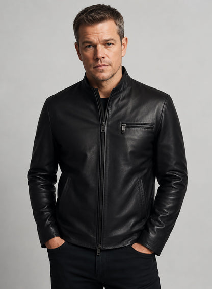 Matt Damon Leather Jacket