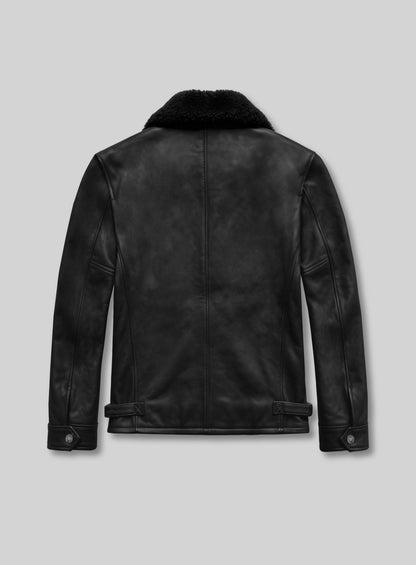 Maverick Sherpa Leather Jacket