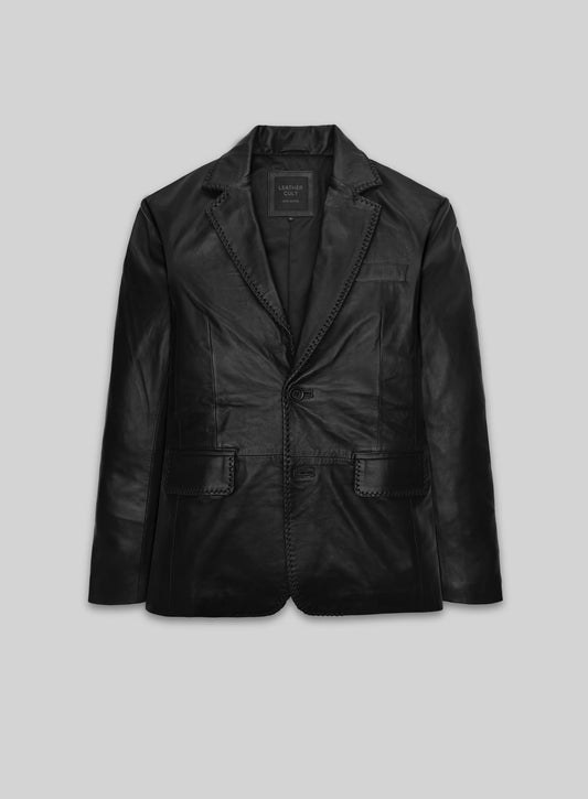 Medieval Leather Blazer -38 Long