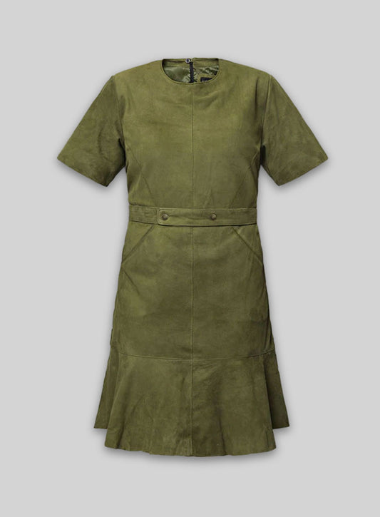 Meghan Markle Leather Dress