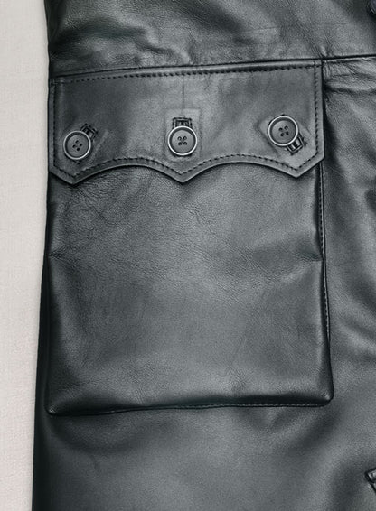 Metallic Lurex Gray Tom Hardy Trench Coat - LeatherCult